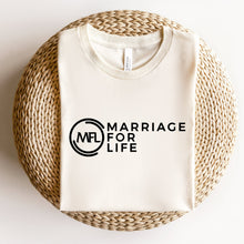 Load image into Gallery viewer, Marriage For Life T Shirt Heather Natural