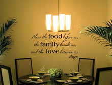 Load image into Gallery viewer, Bless the Food Family Love Vinyl Wall Decal  22195 - Cuttin&#39; Up Custom Die Cuts - 2