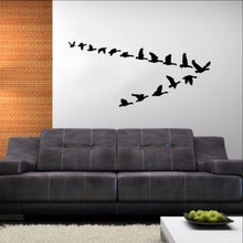 Load image into Gallery viewer, Geese in Flight Vinyl Wall Decal 22227 - Cuttin&#39; Up Custom Die Cuts - 1