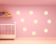 Load image into Gallery viewer, Daisy Flower Vinyl Wall Decal Set of Nine Decals 22281 - Cuttin&#39; Up Custom Die Cuts - 2