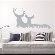 Load image into Gallery viewer, Deer in Grass Style C Vinyl Wall Decal  22328 - Cuttin&#39; Up Custom Die Cuts - 1