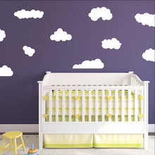 Load image into Gallery viewer, Clouds Set of 10 Kids Room Nursery Wall Decals 22398 - Cuttin&#39; Up Custom Die Cuts - 1