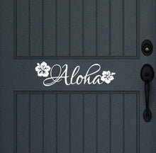 Load image into Gallery viewer, Aloha Vinyl Door Decal Wall Decal 22439 - Cuttin&#39; Up Custom Die Cuts - 1