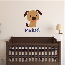 Load image into Gallery viewer, Personalized Puppy Vinyl Wall Decal 22547 - Cuttin&#39; Up Custom Die Cuts - 1