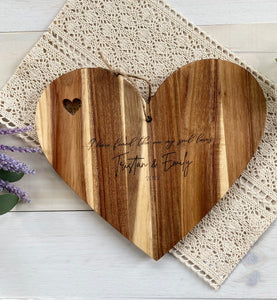 I Have Found The One My Soul Loves Personalized Acacia Cutting Board