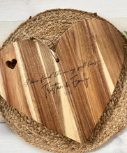 Load image into Gallery viewer, I Have Found The One My Soul Loves Personalized Laser Engraved Acacia Cutting Board