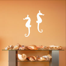 Load image into Gallery viewer, Seahorse Style B Set of 2 Vinyl Wall Decals 22560 - Cuttin&#39; Up Custom Die Cuts - 1