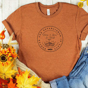 Know And Grow In Christ Heather Autumn T Shirt