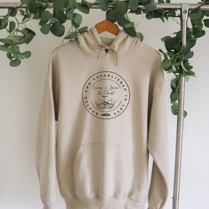 Know And Grow In Christ Hoodie Sand Color