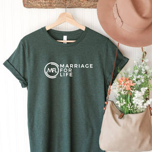 Marriage For Life Heather Forest T Shirt