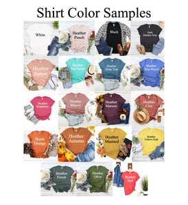 T Shirt Color Options