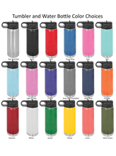 Load image into Gallery viewer, Water Bottle And Tumbler Color Samples