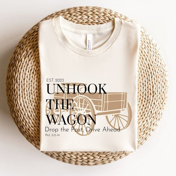Unhook The Wagon Dayspring Youth T Shirt Natural