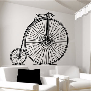 Antique Bicycle Vinyl Wall Decal Graphic 22086 - Cuttin' Up Custom Die Cuts - 1
