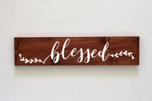 Load image into Gallery viewer, Blessed Wood Sign 
