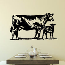 Load image into Gallery viewer, Cow and Calf Farmhouse Style Vinyl Wall Decal 22600