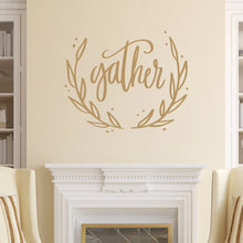 Load image into Gallery viewer, Gather Vinyl Wall Decal Light Brown