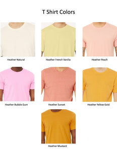 T Shirt Color Options