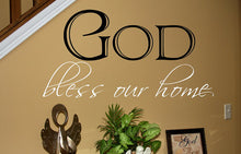 Load image into Gallery viewer, God Bless Our Home Two Layer Vinyl Wall Decal 22058 - Cuttin&#39; Up Custom Die Cuts - 3