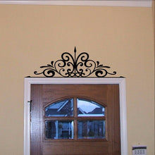 Load image into Gallery viewer, Wall Scroll Over the Door or Window Iron Look Vinyl Wall Decal 22084 - Cuttin&#39; Up Custom Die Cuts - 1