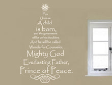Load image into Gallery viewer, Scripture Christmas Tree Vinyl Wall Decal - Names of Jesus  22134 - Cuttin&#39; Up Custom Die Cuts - 2