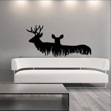 Load image into Gallery viewer, Deer in Grass Style A Vinyl Wall Decal 22326 - Cuttin&#39; Up Custom Die Cuts - 1