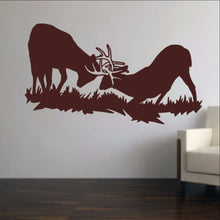 Load image into Gallery viewer, Fighting Deer Style F Vinyl Wall Decal 22331 - Cuttin&#39; Up Custom Die Cuts - 1