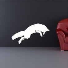 Load image into Gallery viewer, Fox Vinyl Wall Decal Arctic Fox Jumping 22341 - Cuttin&#39; Up Custom Die Cuts - 1