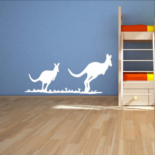 Kangaroo Vinyl Wall Decal - Animal Wall Decal - Nursery Decal - Playroom Decor 22345 - Cuttin' Up Custom Die Cuts - 1