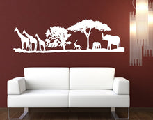 Load image into Gallery viewer, African Savannah Animals Vinyl Wall Decal 22346 - Cuttin&#39; Up Custom Die Cuts - 2