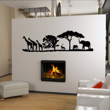 Load image into Gallery viewer, African Savannah Animals Vinyl Wall Decal 22346 - Cuttin&#39; Up Custom Die Cuts - 1