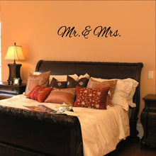 Load image into Gallery viewer, Mr and Mrs Wedding Vinyl Wall Decal 22381 - Cuttin&#39; Up Custom Die Cuts - 1