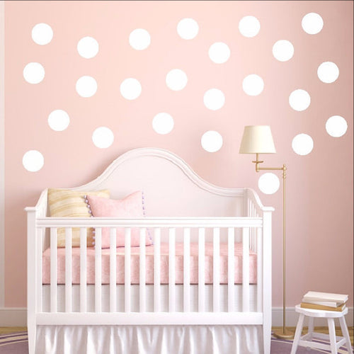 Polka Dots Set of 24 Childrens Room Nursery Decor 22402 - Cuttin' Up Custom Die Cuts - 1