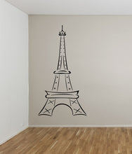 Load image into Gallery viewer, Eiffel Tower Large Abstract Vinyl Wall Decal Style B 22410 - Cuttin&#39; Up Custom Die Cuts - 2