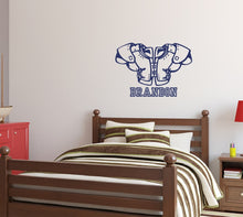 Load image into Gallery viewer, Football Pads with Name Vinyl Wall Decal  22452 - Cuttin&#39; Up Custom Die Cuts - 1
