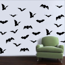 Load image into Gallery viewer, Bats Set of Twenty Five Halloween Removable Vinyl Wall Decals 22455 - Cuttin&#39; Up Custom Die Cuts - 1