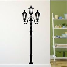 Load image into Gallery viewer, Lamp Light Post Tall Vinyl Wall Decal  22115 - Cuttin&#39; Up Custom Die Cuts - 1