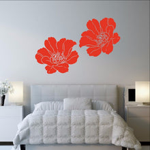 Load image into Gallery viewer, Poppies Set of Two Vinyl Wall Decals 22512 - Cuttin&#39; Up Custom Die Cuts - 1