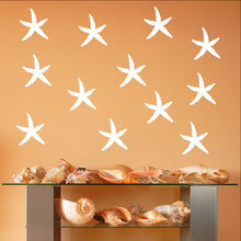 Load image into Gallery viewer, Starfish Vinyl Wall Decals - Set of 5 Inch Starfish 22519 - Cuttin&#39; Up Custom Die Cuts - 1