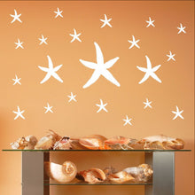 Load image into Gallery viewer, Starfish Set of 21 Nautical Beach Theme Decals 22520 - Cuttin&#39; Up Custom Die Cuts - 1