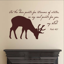 Load image into Gallery viewer, Deer Bible Verse Decal 22523 - Cuttin&#39; Up Custom Die Cuts - 1