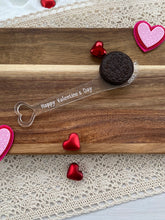 Load image into Gallery viewer, Happy Valentines Day Laser Engraved Cookie Dipper With Heart Handle