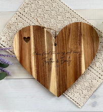 Load image into Gallery viewer, I Have Found The One My Soul Loves Personalized Acacia Cutting Board