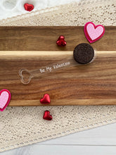Load image into Gallery viewer, Be My Valentine Laser Engraved Cookie Dipper With Heart Handle