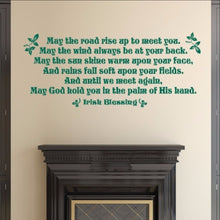 Load image into Gallery viewer, Irish Blessing Vinyl Wall Decal 22511 - Cuttin&#39; Up Custom Die Cuts - 1