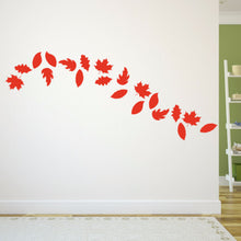 Load image into Gallery viewer, Fall Leaves Set of 20 Vinyl Wall Decals 22584