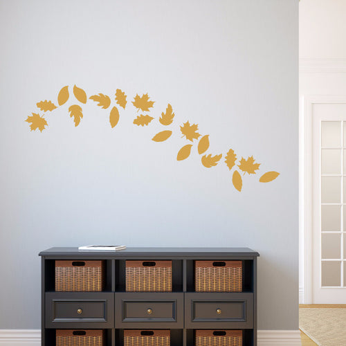 Fall Leaves Set of 20 Vinyl Wall Decals 22584