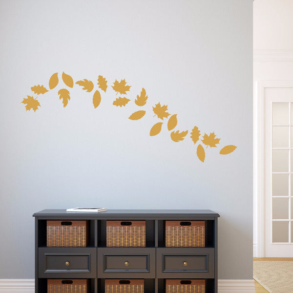 Fall Leaves Set of 20 Vinyl Wall Decals 22584