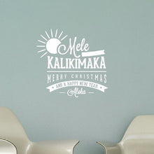 Load image into Gallery viewer, Mele Kalikimaka Vinyl Wall Decal