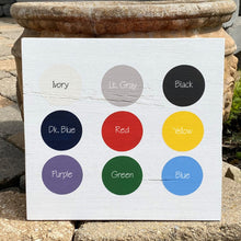 Load image into Gallery viewer, Paint Color Samples For Wood Signs